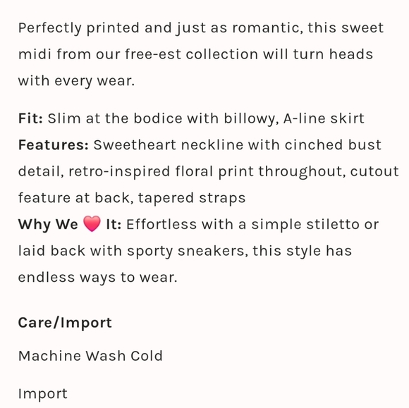 New Free People Rosalee Midi Sun Dress Medium Yellow Sundress - Picture 7 of 7